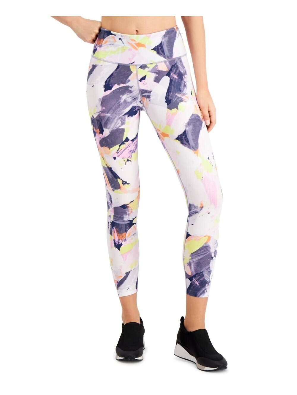 Calvin Klein Womens Printed High-Waist 7/8 Length Leggings Size XS